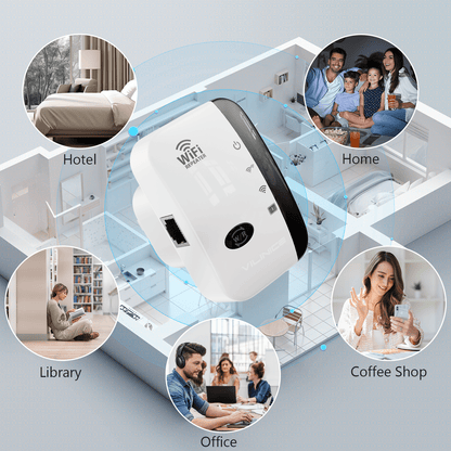VILINICE AC1200 Dual-Band Wi-Fi Extender, Coverage up to 3000 sq ft, 2 Count, 2 Pack