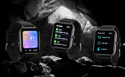 VILINICE Smart Watch, 1.43 in Fitness Tracker, Black Case with Black Sport Band, New 1 Count