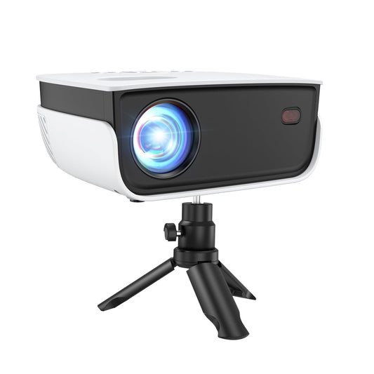 TOPVISION 1080P Mini Projector with Wifi and Bluetooth, 7500 Lumens, Include 100 inch Screen