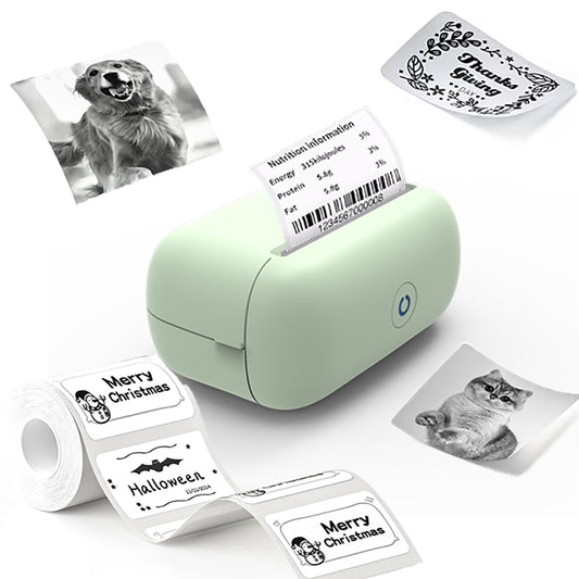 TOPVISION F2 Label Printerr,2 inches Barcode Label Maker Wireless Thermal Sticker Printer