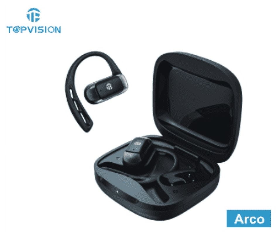 TOPVISION Open Ear Air Conduction Headphones, Wireless Bluetooth Earbuds