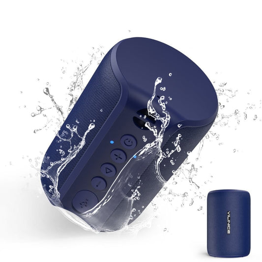 VILINICE Bluetooth Speaker Portable, IPX7 Waterproof Wireless Outdoor Speaker, TWS Pairing, 12H Playtime, Blue