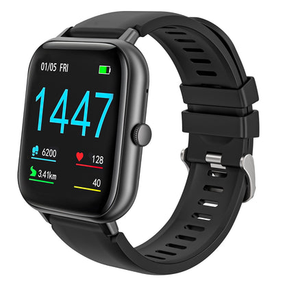 VILINICE Smart Watch, 1.43 in Fitness Tracker, Black Case with Black Sport Band, New 1 Count