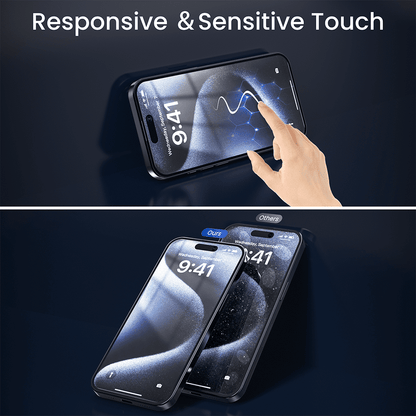 (2 Pack) TOPVISION Screen Protector for iPhone 16, HD Tempered Glass Easy Installation Bubble Free