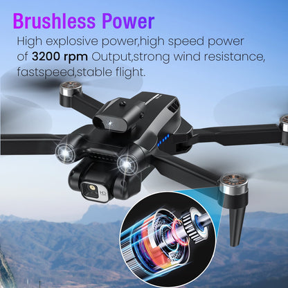VILINICE 8" Drone with Camera - LH-X77PRO 1080P HD 4K Camera , RC Quadcopter, Drone for Adults and Beginners